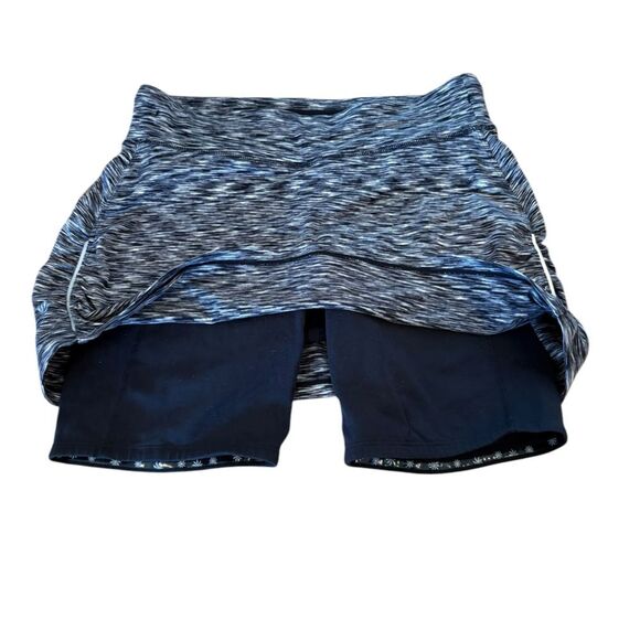 Athleta Contender 2 in 1 Skort Black Space Dye Womens Size Small - Picture 3 of 10